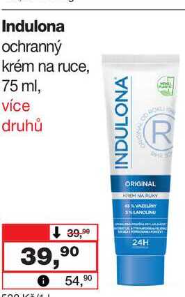 Indulona ochranný krém na ruce, 75 ml