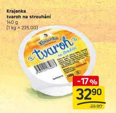 Krajanka tvaroh na strouhání 140 g