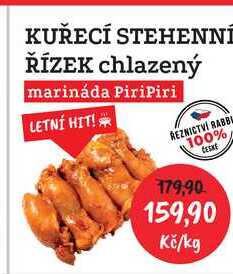 KUŘECÍ STEHENNE ŘÍZEK chlazený marináda Piripiri 1kg