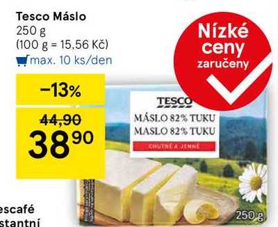 Tesco Máslo, 250 g  