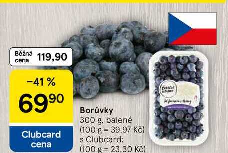 Borůvky, 300 g, balené  
