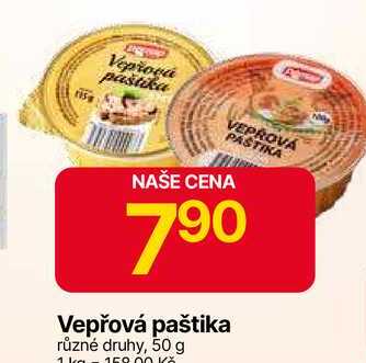 Hamé Vepřová paštika různé druhy, 50 g