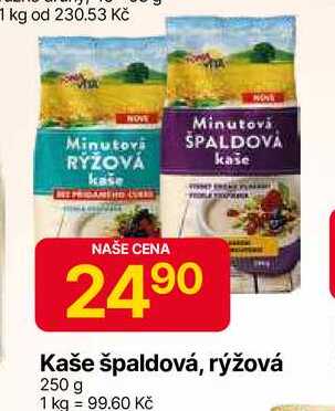 Kaše špaldová, rýžová 250 g