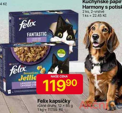 Felix kapsičky různé druhy, 12 x 85 g
