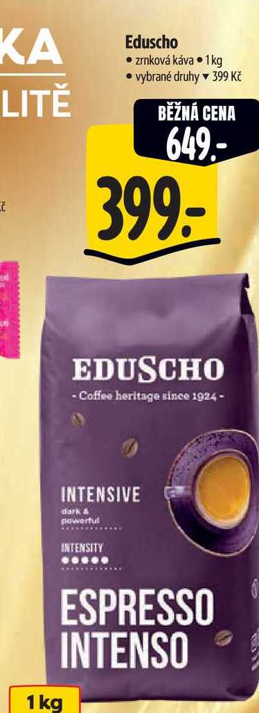  Eduscho  zrnková káva 1 kg