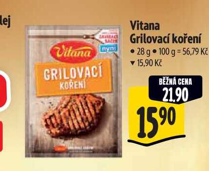   Vitana Grilovací koření 28 g 