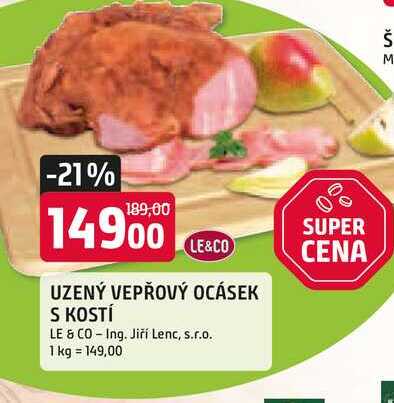 Uzené vepřové ocásky s kostí 1kg
