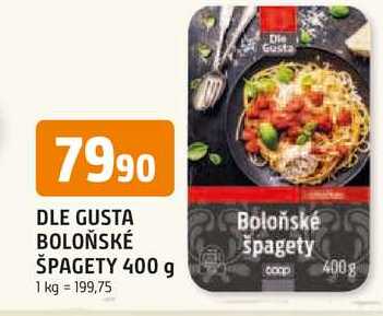 DLE GUSTA BOLOŇSKÉ ŠPAGETY 400 g