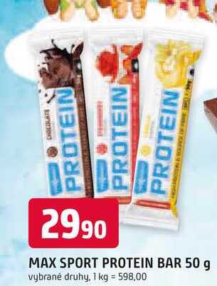 MAX SPORT PROTEIN BAR 50 g 