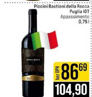 Piccini Bastioni della Rocca Puglia IGT Appassimento 0,75l