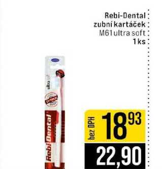 Rebi-Dental zubní kartáček M61ultra soft 1ks
