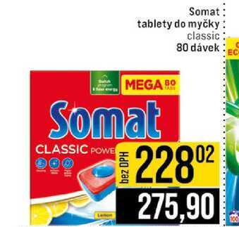 Somat tablety do myčky classic 80 dávek