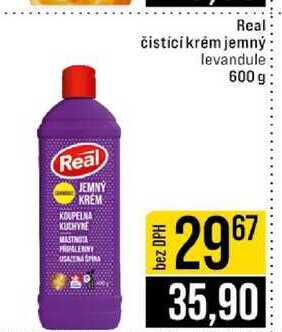 Real čistici krém jemný levandule 600 g