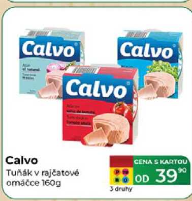Calvo Tuňák v rajčatové omáčce 160g 