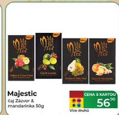 Majestic čaj Zázvor & mandarinka 50g