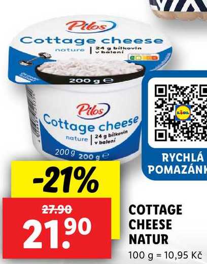COTTAGE CHEESE NATUR, 200 g