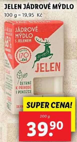 JELEN JÁDROVÉ MÝDLO, 200 g