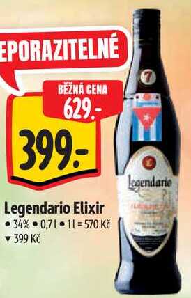 Legendario Elixir, 0,7 l