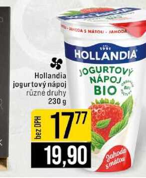 Hollandia jogurtový nápoj různé druhy 230 g