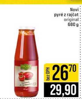Novi pyré z rajčat original 680 g