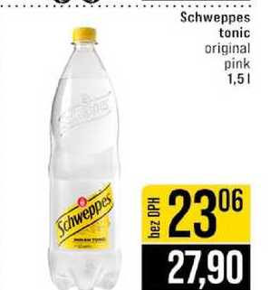 Schweppes tonic original pink 1,5l