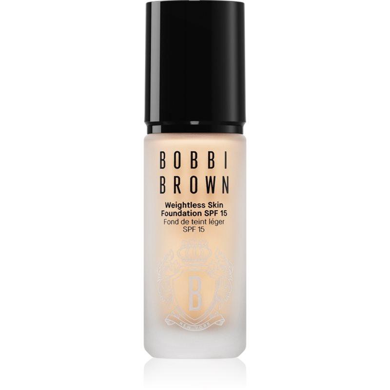 Bobbi Brown Weightless Skin Foundation SPF 15 Mini dlouhotrvající matující make-up s hydratačním účinkem odstín Warm Sand 13 ml
