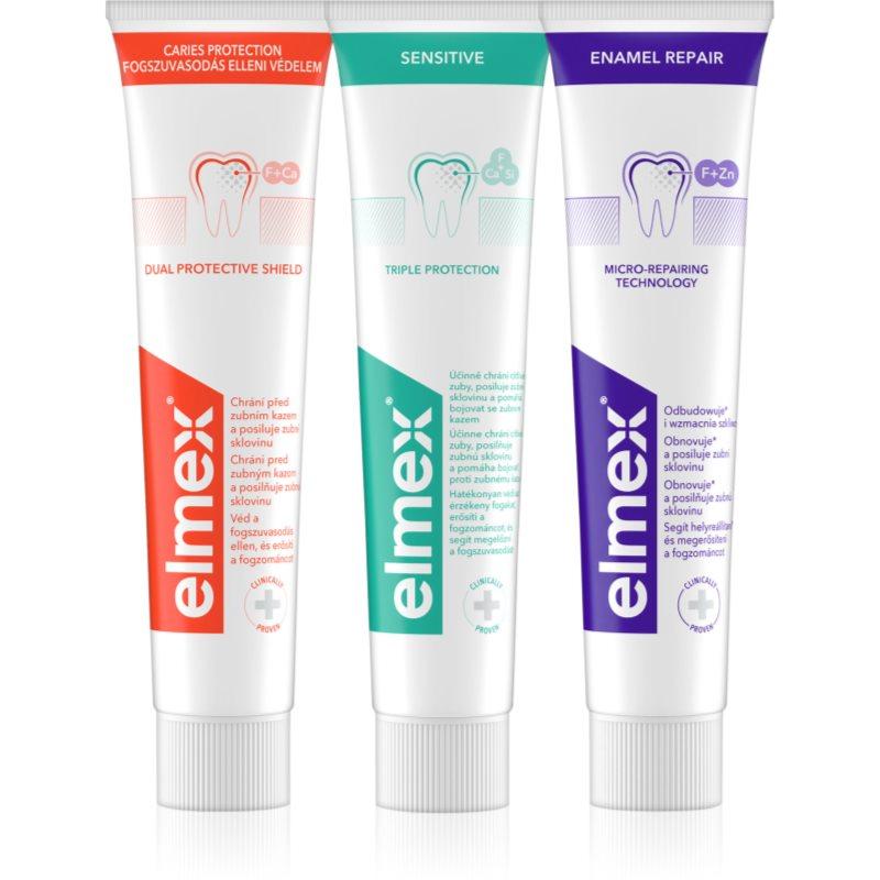 Elmex Mix Trio zubní pasta 3x75 ml