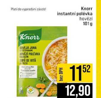 Knorr instantní polévka hovězí 101g