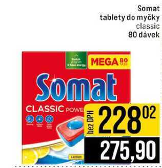 Somat tablety do myčky classic 80 dávek 
