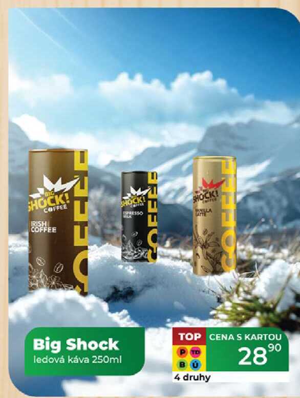Big Shock ledová káva 250ml  