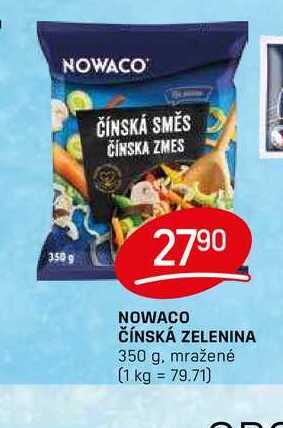 NOWACO ČÍNSKÁ ZELENINA 350 g, mražené 
