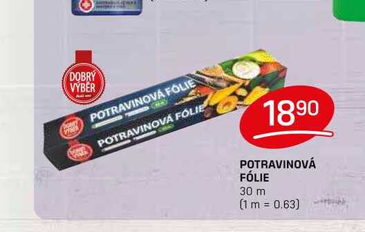 POTRAVINOVÁ FÓLIE 30 m 