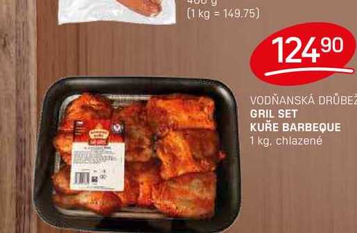 GRIL SET KUŘE BARBEQUE 1 kg, chlazené 