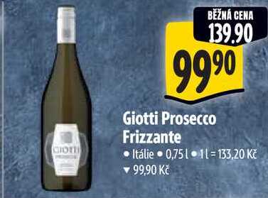 Giotti Prosecco Frizzante, 0,75 l