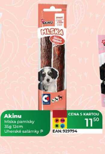 Akinu Miska pamlsky 35g 12cm Uherské salámky P 