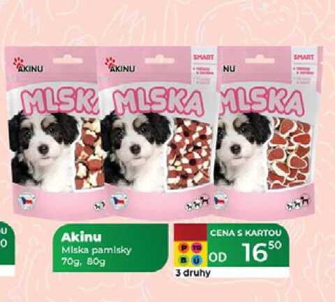 Akinu Miska pamlsky 70g, 80g  