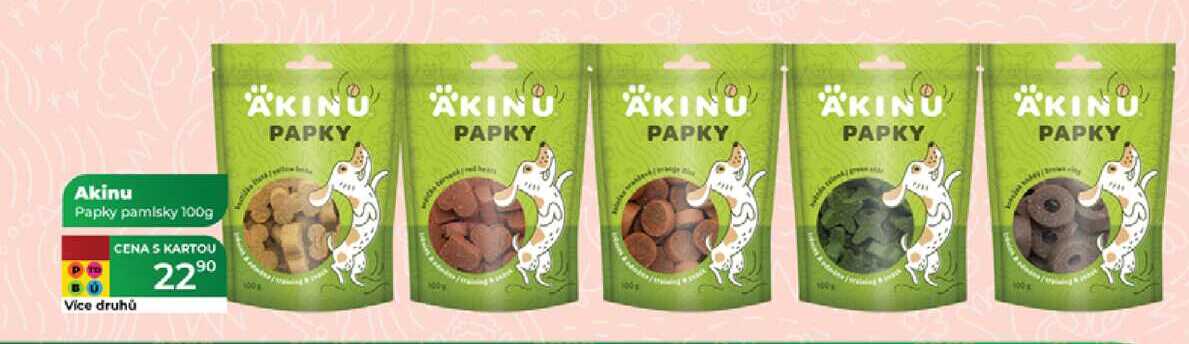 Akinu Papky pamlsky 100g  