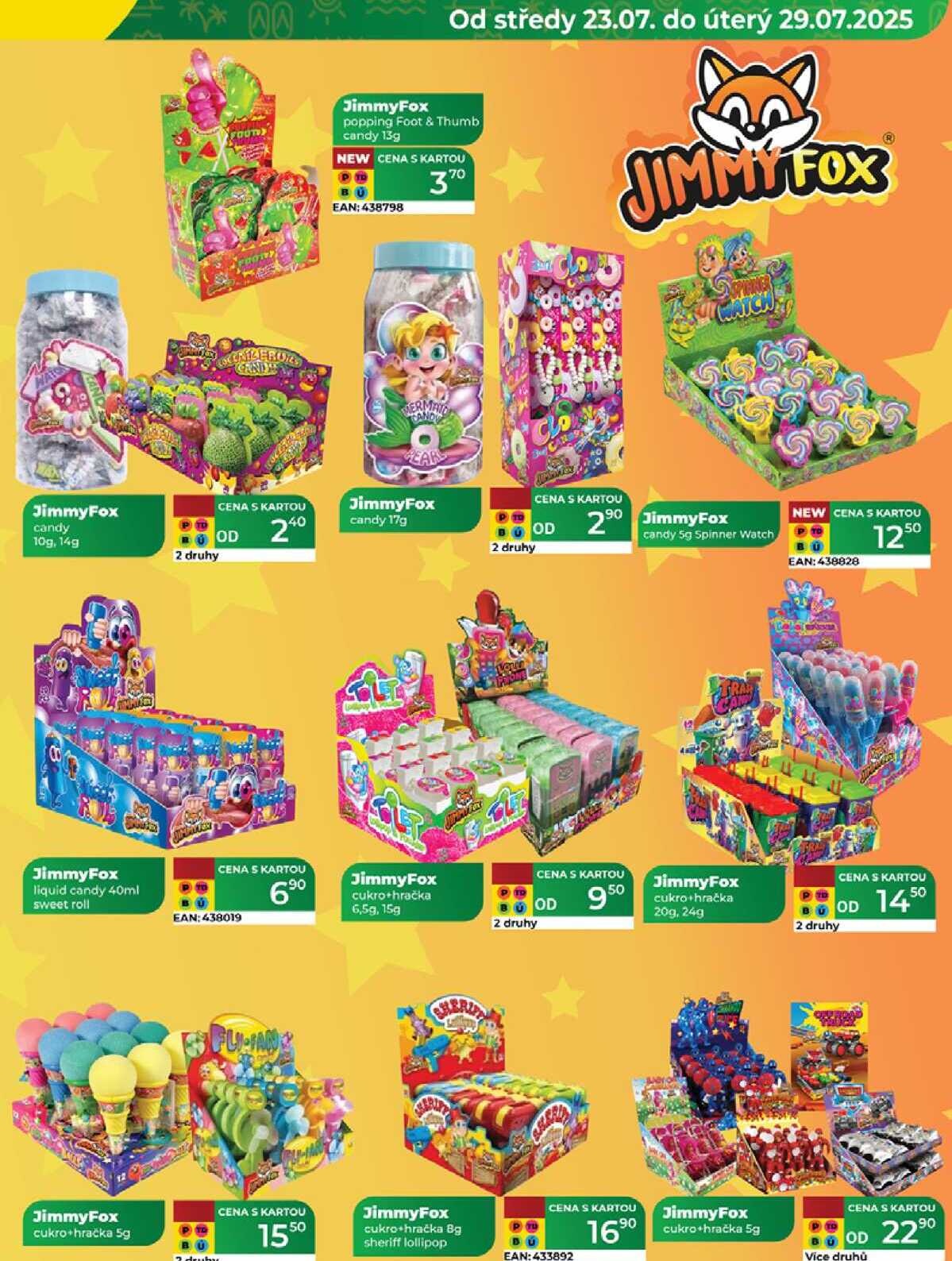 JimmyFox candy 10g, 14g