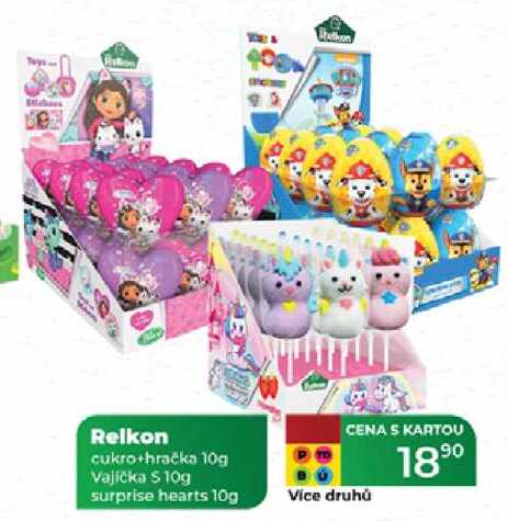 Relkon cukro+hračka 10g Vajíčka S 10g 