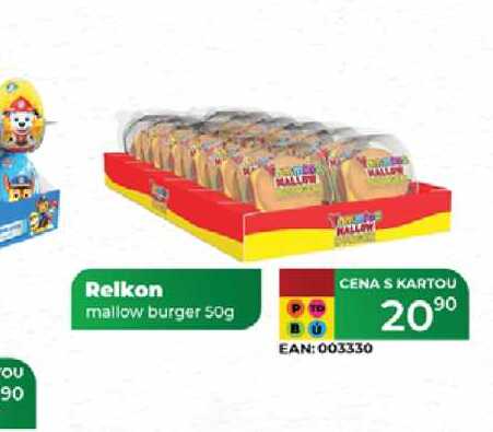 Relkon mallow burger 50g  