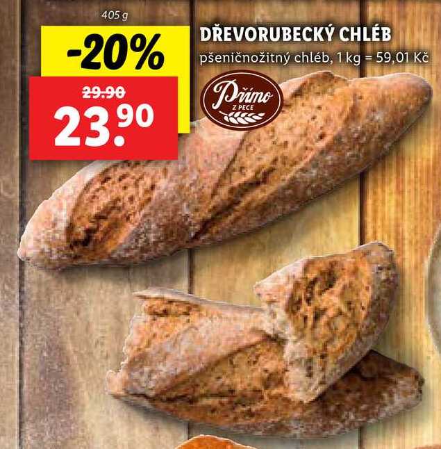 DŘEVORUBECKÝ CHLÉB, 405 g