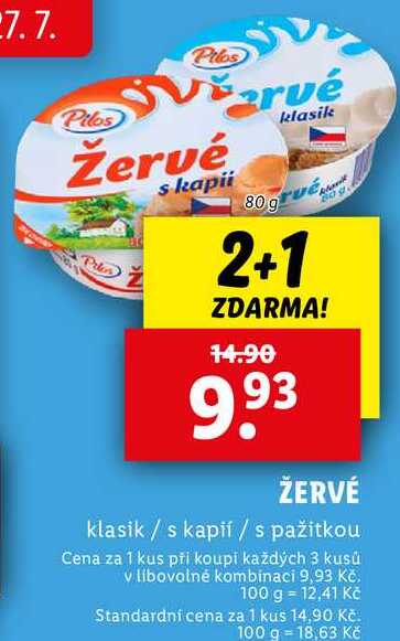 ŽERVÉ, 80 g