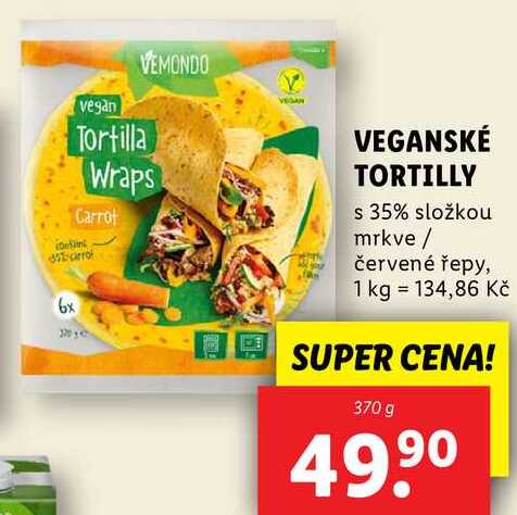 VEGANSKÉ TORTILLY, 370 g