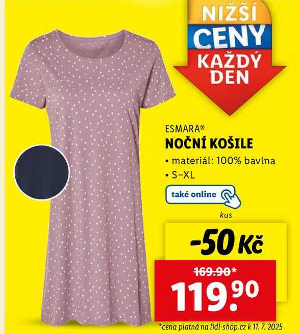 NOČNÍ KOŠILE 