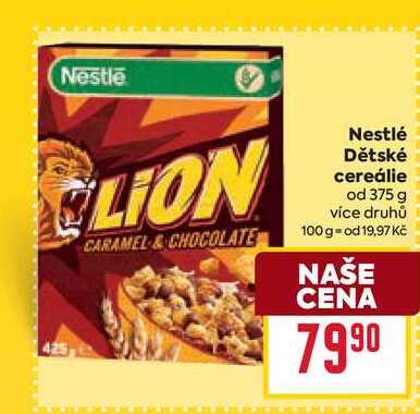 Nestlé Dětské cereálie od 375 g