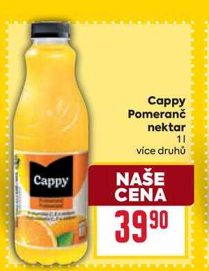 Cappy Pomeranč nektar 1l