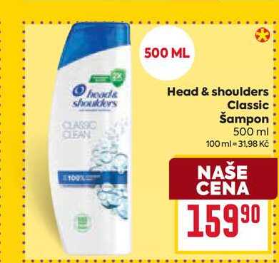 Head & Shoulders šampon 500ml, vybrané druhy