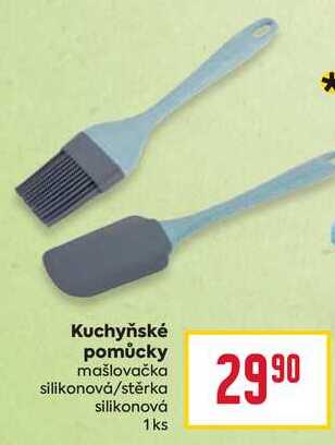 Kuchyňské pomůcky mašlovačka silikonová/stěrka silikonová 1ks
