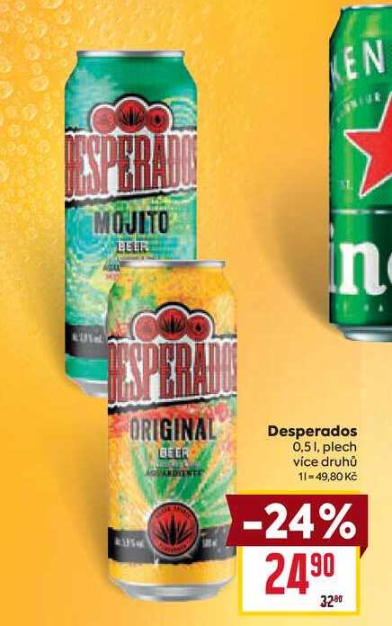 Desperados 0,51, plech
