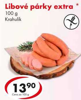 Libové párky extra, 100 g